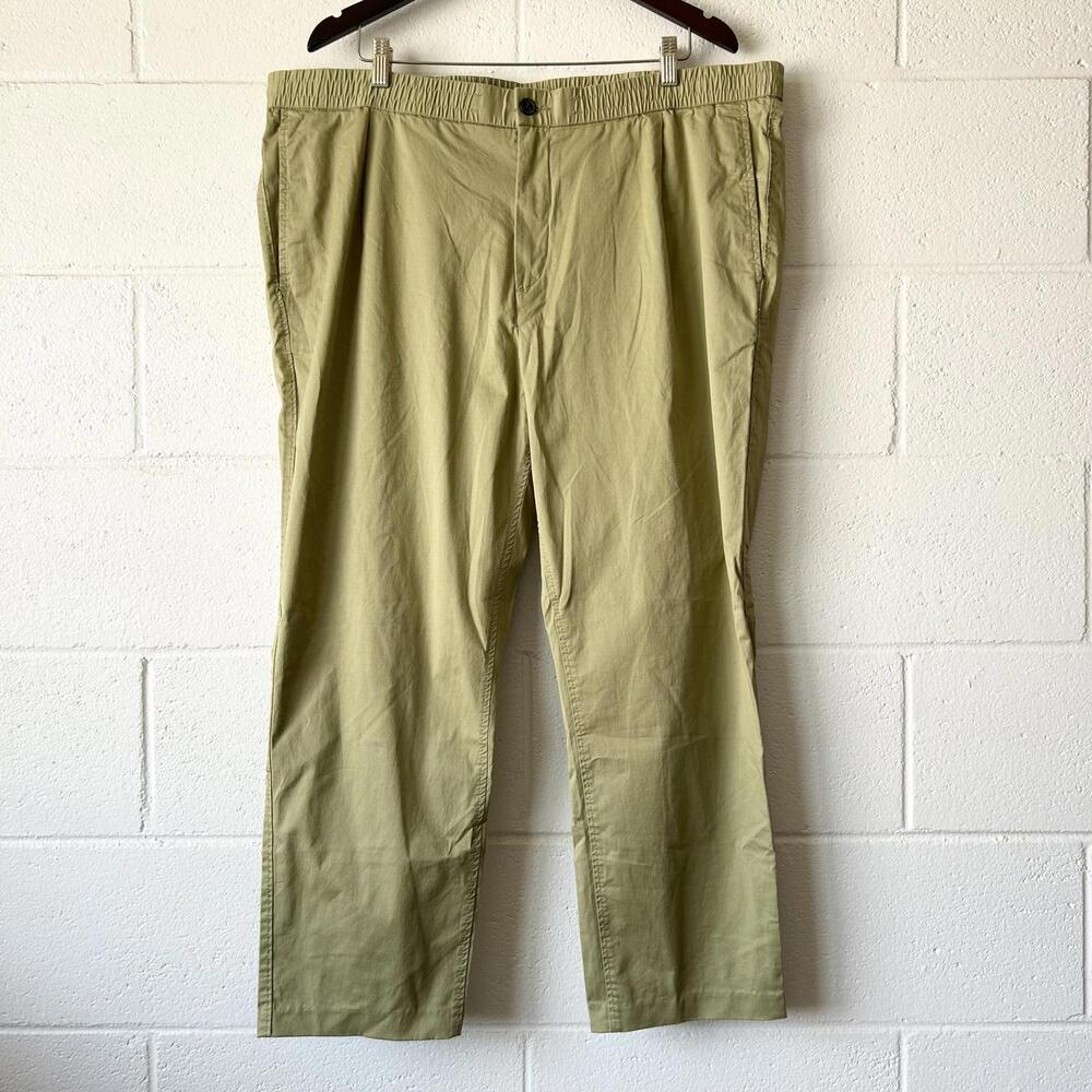 H&M Green Regular Fit Coupe Standard Pants Slacks Women's XXL